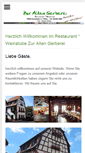 Mobile Screenshot of gerberei.de